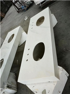 Italy Calacatta Carrara Marble Bathroom Countertops