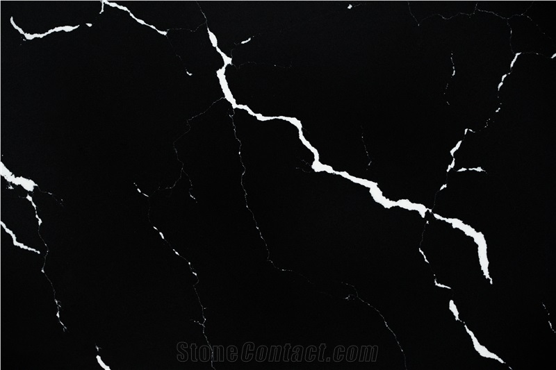 Ash Quartz - Black Calacatta Quartz Slabs