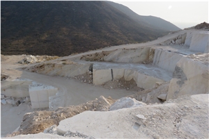 White Namibe Marble Quarry