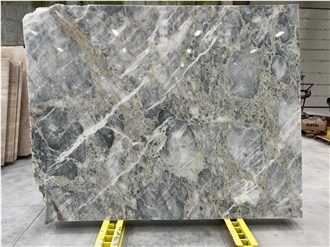 Wavy Gray Marble Slabs