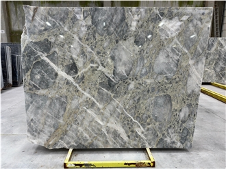 Wavy Gray Marble Slabs