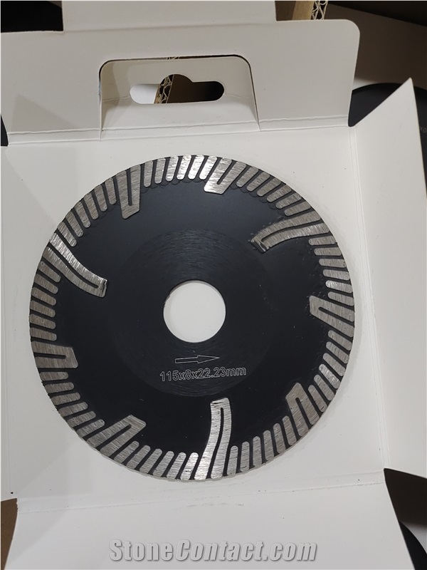 Dry Cutter With Protective Turbo For Stone Cutting