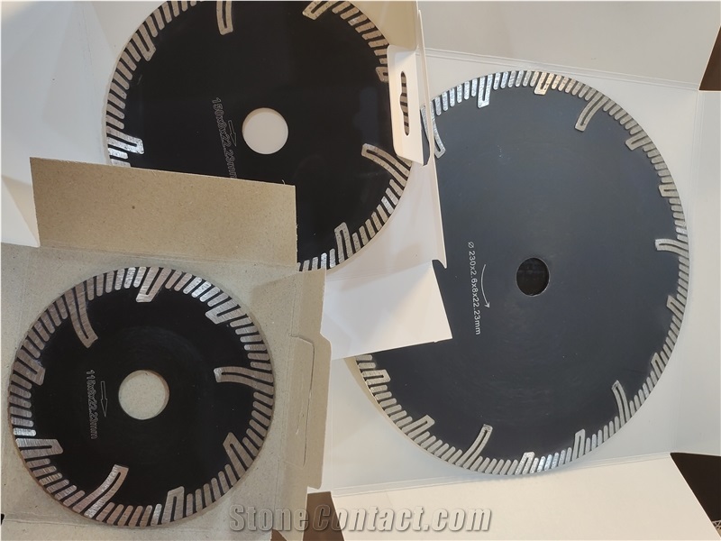 Dry Cutter With Protective Turbo For Stone Cutting