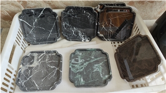 Marble Calacatta Viola Serving Plates For Kitchen Dining