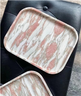 Marble Plates Norwegian Rose Cookware For Kitchen
