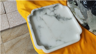 Marble Plates Norwegian Rose Cookware For Kitchen