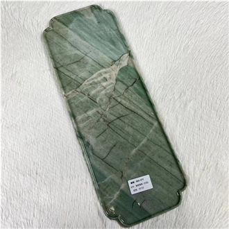 Quartzite Kitchen Steak Plate Botanic Green Dining Cookware