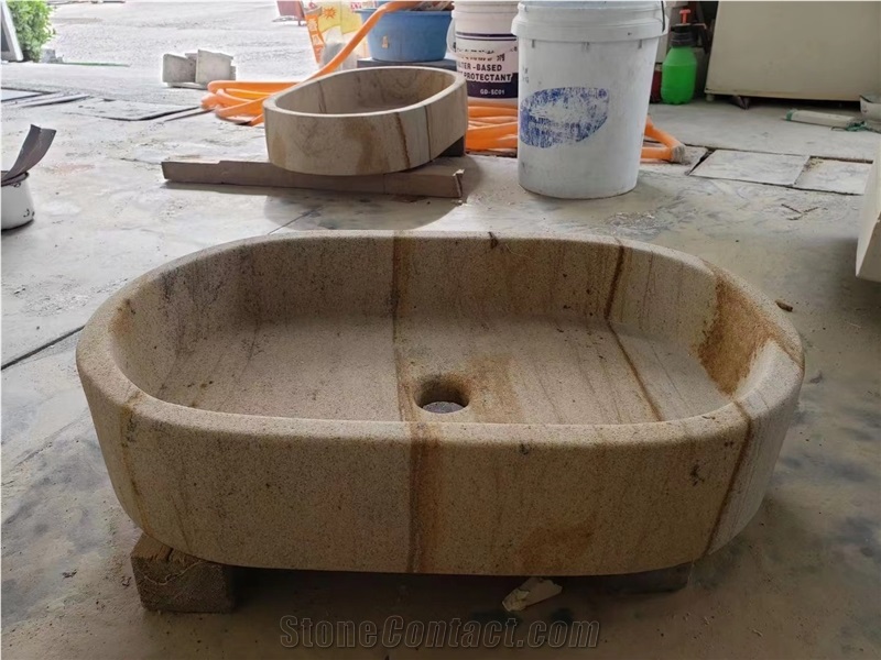 Solid Milas Lilac Marble Round Pedestal Wash Basin For Bathroom