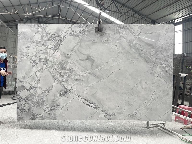 Super White Quartzite Slabs 20Mm