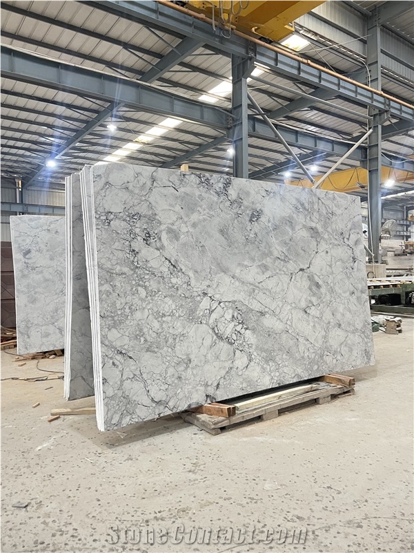 Super White Quartzite Slabs 20Mm