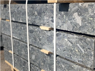 Volga Blue Granite Massive Block Steps