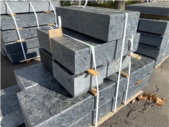Volga Blue Granite Massive Block Steps