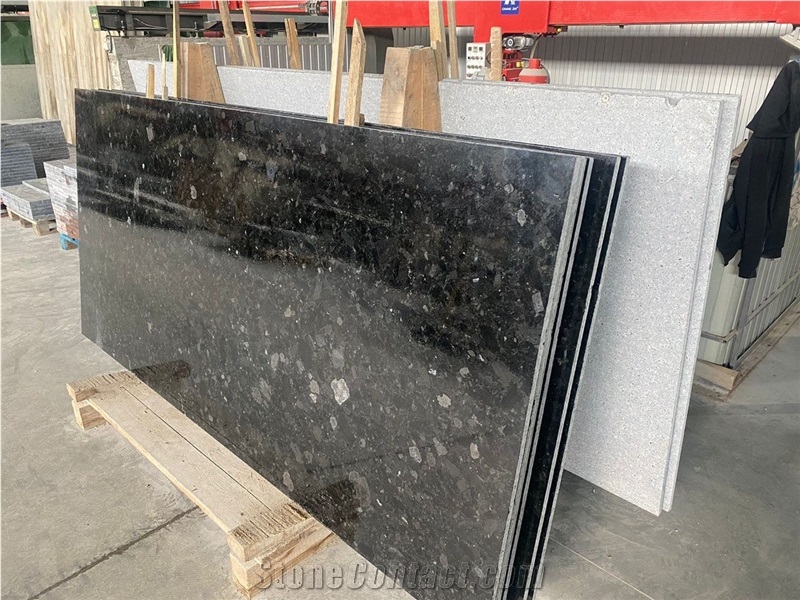 Volga Blue Granite Slabs Polished Finish