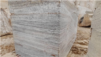 Silver Travertine Block 3 Silver Travertine Block 3