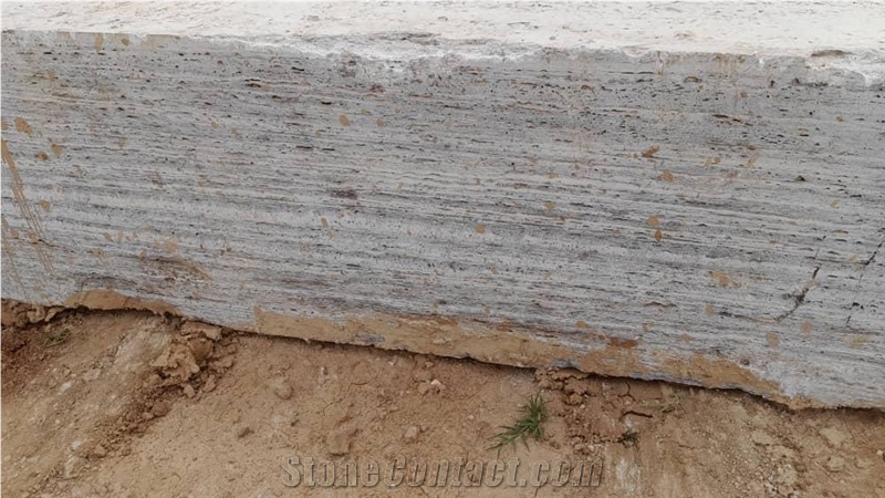 Silver Travertine Block 3