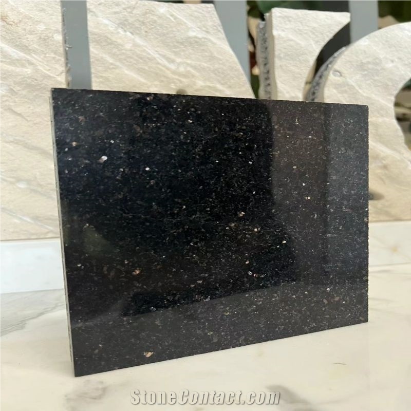 Black Galaxy Granite Laminated Honeycomb Backed Panels