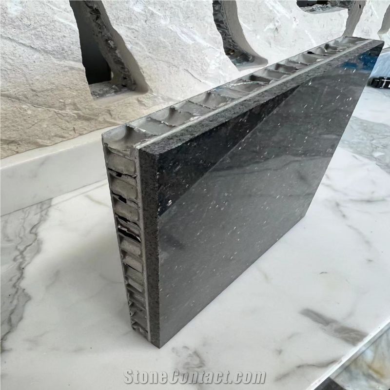 Black Galaxy Granite Laminated Honeycomb Backed Panels