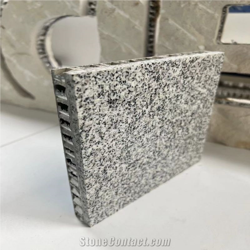 G603 Granite Grey Washed Tile Laminated Honeycomb Panels