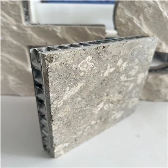 Grigio Alpi Grey Limestone Laminated Backed Honeycomb Panels