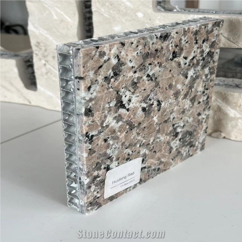 Huidong Red Granite Laminated Honeycomb Panels