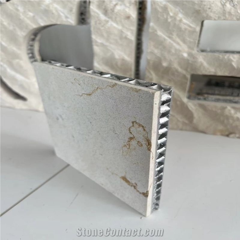 Jerusalem Gold Limestone Laminated Honeycomb Panels