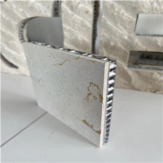 Jerusalem Gold Limestone Laminated Honeycomb Panels
