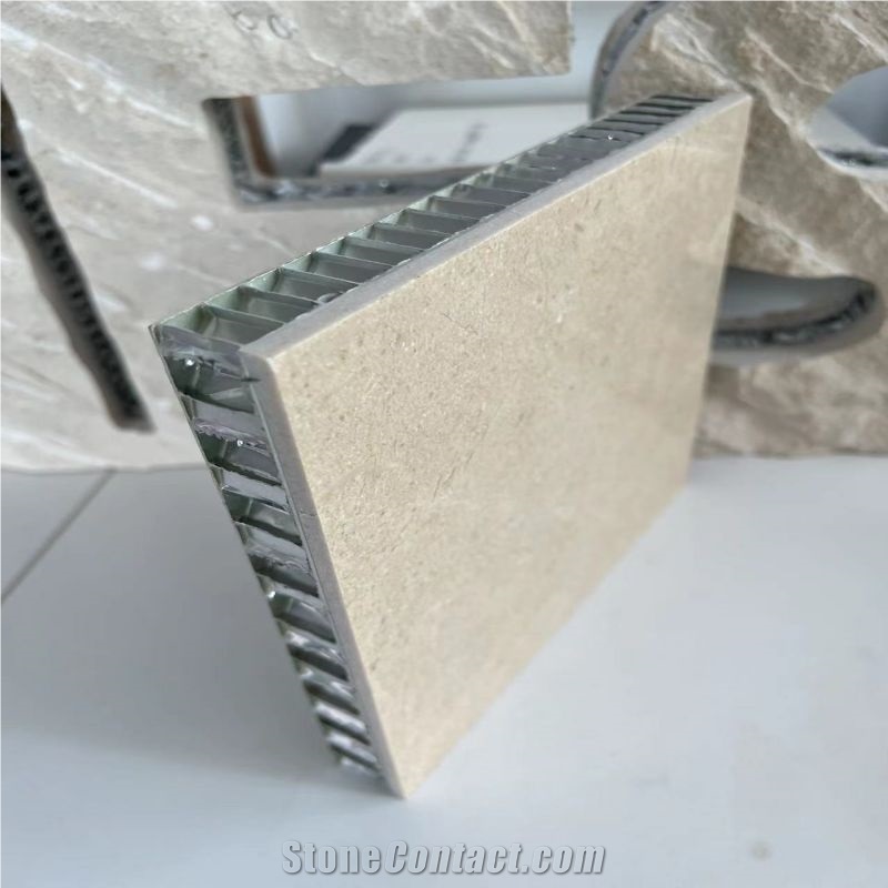 Spain Beige Limestone Laminated Honeycomb Panels