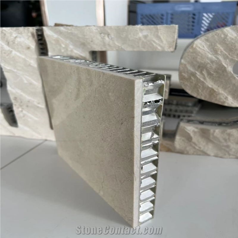 Spain Beige Limestone Laminated Honeycomb Panels
