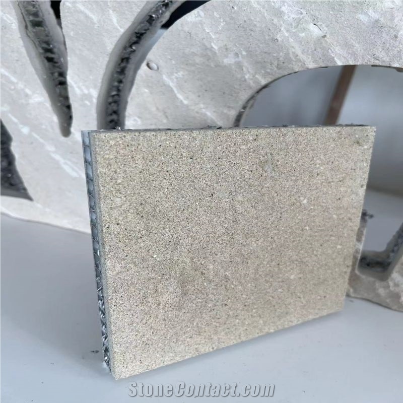 Versailles Beige Limestone Tile Laminated Honeycomb Panels