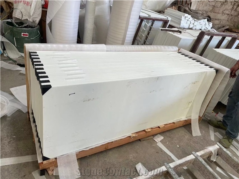 Artificial Nano White Nano Crystallized Glass Stone Cover