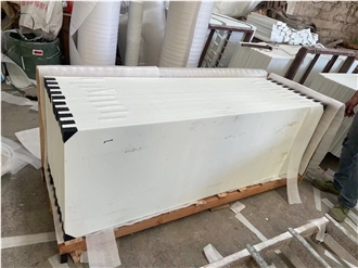 Artificial Nano White Nano Crystallized Glass Stone Cover