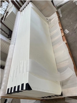 Artificial Nano White Nano Crystallized Glass Stone Cover