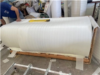 Artificial Nano White Nano Crystallized Glass Stone Cover