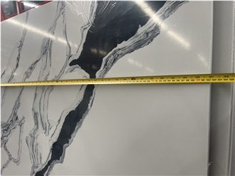 Artificial Panda White Quartz Slabs