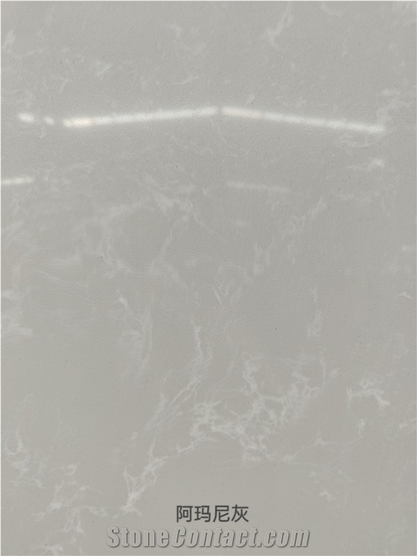 Super White Marble Artificial Engineered Stone Tiles