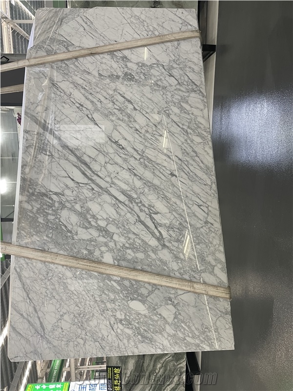 Bianco Carrara Gioia Marble White Primavera Tiles Slabs