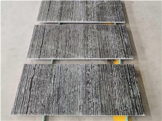 Chinese Black Zebra Natural Marble  Polished Tiles