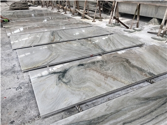 Luxury Golden Grain Wave Marble Tiles