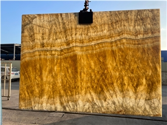 Luxury Honey Yellow Onyx  Slabs
