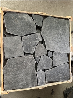 Black Basalt Crazy Flagstone Pavers