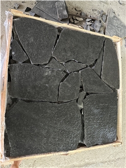 Black Basalt Crazy Flagstone Pavers
