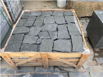 Black Basalt Crazy Flagstone Pavers