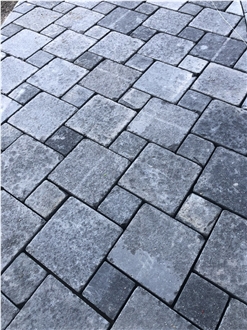 Gray Basalt Cobble Stone Paving