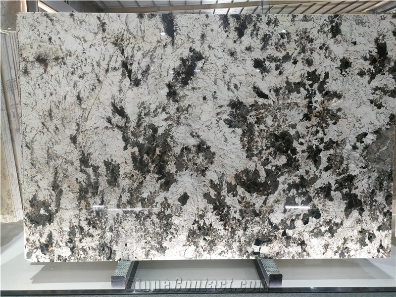 Brazil White Swiss Alps Granite Slabs
