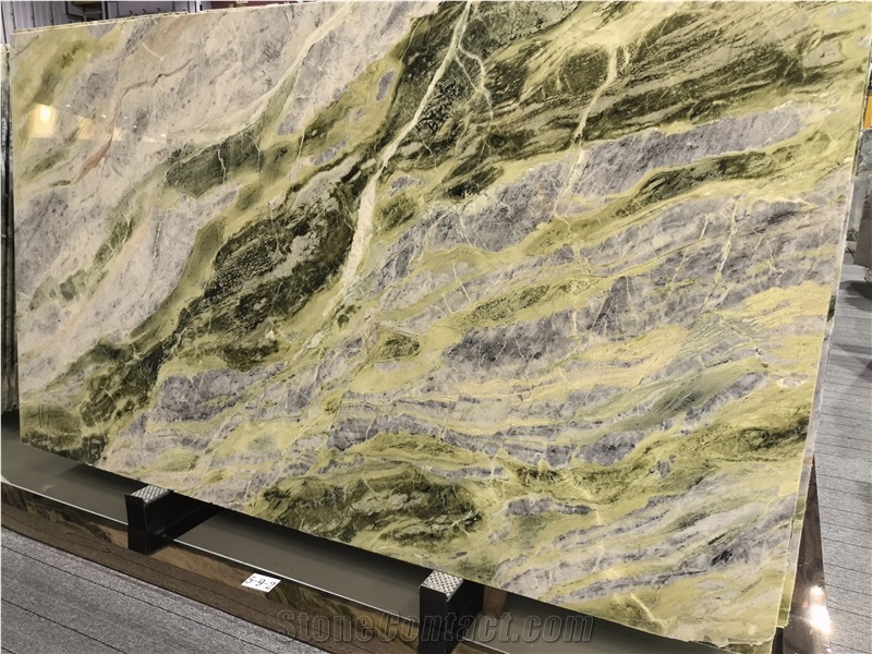 Factory Price Shangri La Jade Marble Slab Tiles