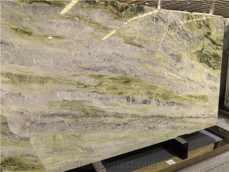 Factory Price Shangri La Jade Marble Slab Tiles