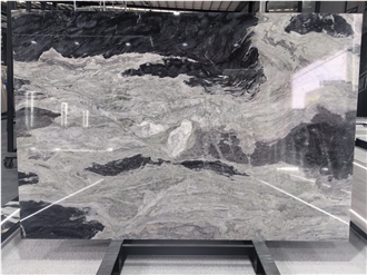 Fusion White Marble Slab Tiles