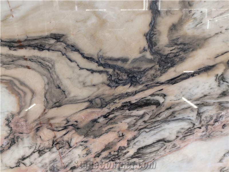 Golden River Marble Slab Tiles