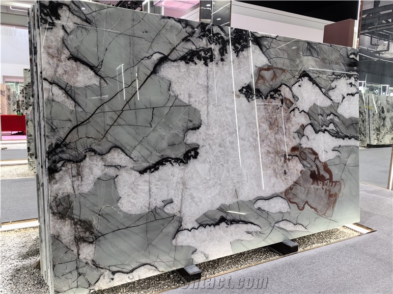 Iceberg White Quartzite Slabs