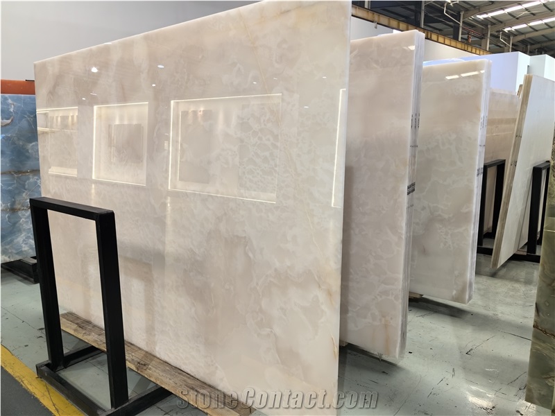 Iran Mahabad White Onyx Slabs